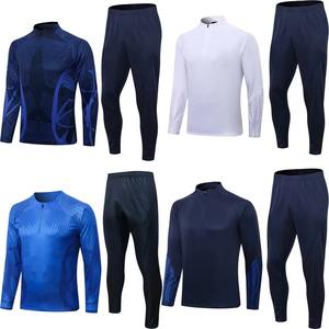 <span class=keywords><strong>2022</strong></span>-<span class=keywords><strong>2023</strong></span> France Combinaison d'entraînement de football écologique pour hommes MBAPPE <span class=keywords><strong>BENZEMA</strong></span> Chandal Jogging Demi-fermeture éclair Futbol de football respirant - Product Image 1