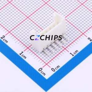 BX-HY2.0-6PWZ Wire-to-Board Pin Header Bent Lead Through Hole,P=2mm Connector 1x6P 2mm Right Angle Insert HY - Product Image 1