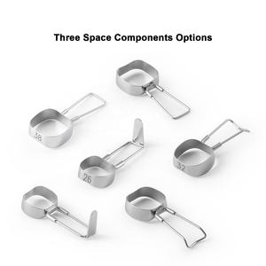 Azdent 59 stuks/doos RVS Kinderen Ruimtebehouders <span class=keywords><strong>Kit</strong></span> Orthodontische Bandjes - Product Image 6