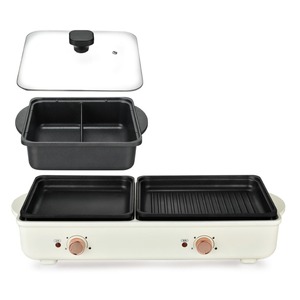 Sipyong Electric Grill Pan X1681 Multifunctional Non-Stick Smokeless With Hot Pot And Barbecue For Indoor Cooking - Product Image 5