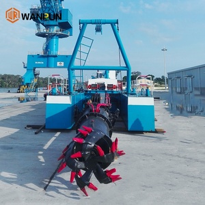 Tàu hút bùn cắt đá hiệu suất cao của Trung Quốc với động cơ bơm hộp số - dùng cho nạo vét sông biển cảng - Product Image 4