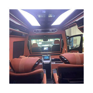 Panneaux muraux <span class=keywords><strong>de</strong></span> modification intérieure <span class=keywords><strong>de</strong></span> 6,9 mètres pour Sprinter, éclairage <span class=keywords><strong>de</strong></span> plafond, TV, cloison, sièges conducteur et passager - Product Image 4