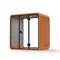 Système de Conférence Audio HAUMR - Cabine Insonorisée Mobile - Réducteur de Bruit - Salle de Réunion et Cabine de Négociation avec Isolation Phonique