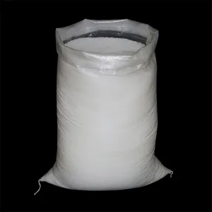 Bolsa transparente tejida de polipropileno de China, saco de comida de 25KG y 50KG, bolsa de arroz