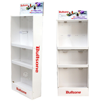 Étagère de présentation en carton sur pied pour magasin de détail, promotion de produits, présentoir en carton pop-up