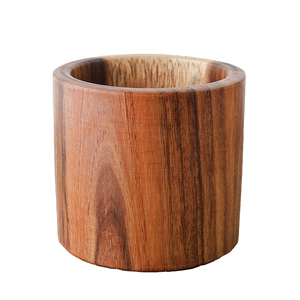 Multi Purpose Use Wood Desk Pen Pencil Holder Stand Cup Pot Pen Holder