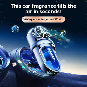 Parfum d'aromathérapie de style moderne pour voiture Ornement d'aromathérapie Parfum en alliage Décoration désodorisante 90 jours - Product Image 2