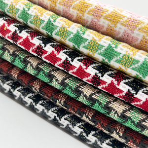 Textiles et usines tissu tweed <span class=keywords><strong>pied</strong></span> <span class=keywords><strong>de</strong></span> <span class=keywords><strong>poule</strong></span> tricot tissu tweed fait main pour <span class=keywords><strong>manteau</strong></span> femme - Product Image 5