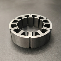 Fábrica de I+D integrada: Matriz progresiva de silicona personalizada para estator y rotor de acero, para eje de 5 mm, diseño profesional de herramientas para núcleos de motor.