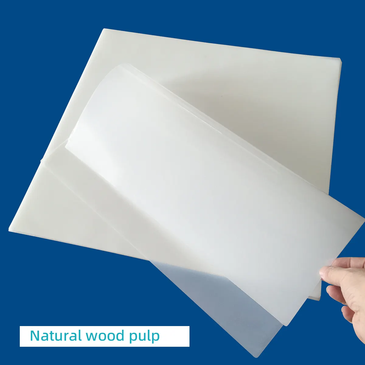 Пользовательский логотип бумажный лист белый выпуск бумаги с силиконовым покрытием