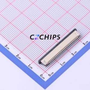 FC10-S25DCU-00 FFC/FPC Connector SMD,P=1mm,Horizontal Mount Connector Drawer Type Top Contact 25P 1mm - Product Image 2