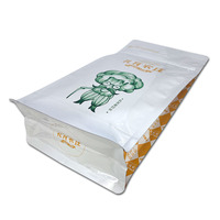 Sachet en aluminium à fermeture éclair, fond plat, pour semis de légumes, emballage neutre pour fruits et légumes