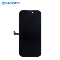 Écran OLED souple complet pour iPhone 15 Pro avec adaptateur de réparation et garantie d'un an