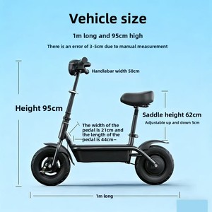 Patinete Eléctrico Plegable para Adultos Estilo <span class=keywords><strong>Peter</strong></span> Pan |   Motocicleta de 400W, Velocidad Máxima 20km/h, Carga Máxima 150kg |   OEM y ODM Disponibles - Product Image 3