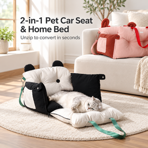 Asiento de Coche Portátil para Perros, Cama para Mascotas para Todas las Estaciones, Cojín de Viaje para Mascotas, Logotipo Personalizado - Product Image 1