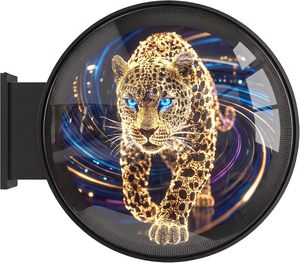 Outdoor Waterproof Double Sided Display Led Wall Mount 3D Holographic Advertising <b>Light</b> Box <b>Sign</b> with Smart App Control - Product Image 1