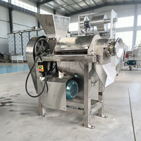 Professionele schroefpers voor tijgernoot, druif en passievrucht sap extractie, productie en verwerking; industriële sapcentrifuge