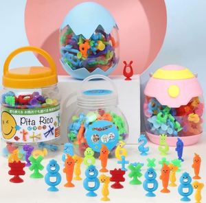 Jouet créatif et merveilleux : Oeuf de dinosaure magique à ventouse, animal fait main, boule DIY amusante, blocs de construction et puzzle d'insertion - Product Image 4