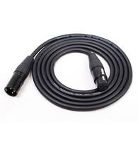 Câbles DMX512 3 broches/5 broches, signal XLR mâle-mâle, gaine PVC, câble pour instrument de musique (guitare) et haut-parleur