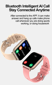 צג בריאות זול Bluetooth שיחה קצב לב דם חמצן דם ספורט ספורט שינה צג שעון חכם - Product Image 3