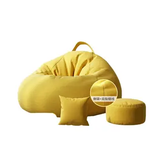 OEM 다기능 신축성 패브릭 레저 의자 팔걸이가있는 접이식 소파 베드 게으른 (충전재 없음) 콩 가방 스타일