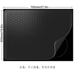 Klassieke Stijl Siliconen Kachel Bovenklep Voor Elektrische En Glazen Fornuis Keuken Range Beschermer En Afwas Droogmatten - Product Image 6