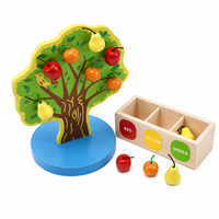 Juguete Magnético Educativo de Conteo con Forma de Manzana de ANNA & BECK, Resistente, para Niños de 3+ Años