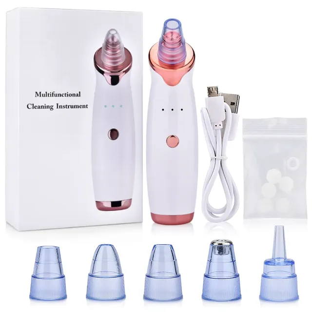 Electric Blackhead Remover and Acne Cleaner Facial Pore Machine Tool for Car Use Black Spots Vacuum Cleaner