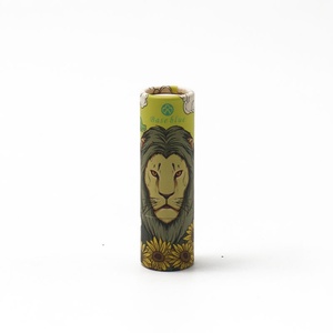 Custom Logo Biodegradable Eco-Friendly Recycled Paper Push-Up Lip Balm & Perfume Tube with UV Coating and Recyclable Design - Product Image 1