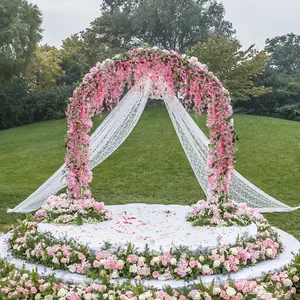 2022 Baru Pernikahan Sutra Buatan Bunga Wisteria Gantung Tanaman Merambat Bunga Buatan untuk Pesta Dekorasi Taman Rumah