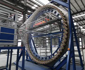 High Speed 240 Spindles Wire Hose Making Machine Flexible Metallic Hose Wire Braid Machine For Hose Pipe
