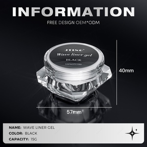 Gel Polish Professionnel JTING Factory Black Wave Liner Effet 3D Gel de Modelage Adhésif Diamant OEM Gel à Ongles Personnalisable Gratuitement - Product Image 2