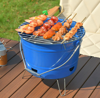 Barbecues au charbon de bois portables, poêles à bois, foyers, poêles de chauffage extérieurs domestiques, grilles de table pour barbecue