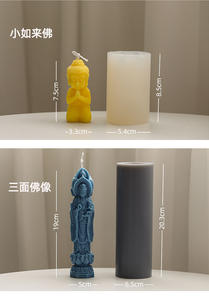 แม่พิมพ์เทียนพระพุทธรูป รูปแบบ<span class=keywords><strong>กวน</strong></span><span class=keywords><strong>อิ</strong></span><span class=keywords><strong>ม</strong></span> สำหรับทำเทียนบูชาพระพุทธรูปแบบโฮ<span class=keywords><strong>ม</strong></span>เมด เทียนหอม DIY แม่พิมพ์ซิลิโคน ตกแต่งบ้าน - Product Image 3