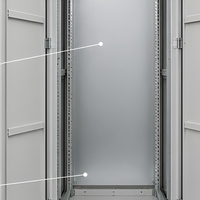 Armoire de distribution basse tension GGD 1000x800x2200mm, coffret en acier vide, revêtement poudré, panneau de commande électrique, personnalisable OEM