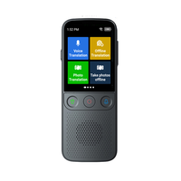 Dispositif de traduction AI T10pro Mini en ligne, 138 langues, traducteur vocal instantané bidirectionnel, écran IPS 2,4 pouces, 5-7 heures d'autonomie