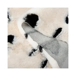 High Quality FDY printing For Garments making 100 polyester sherpa faux fur