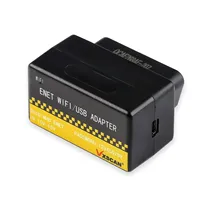 Adaptateur VXSCAN OBD ENET WIFI/USB DOIP pour BMW Série F/G Interface Ethernet Compatible avec IOS Android & Windows