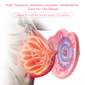 Portable Breast Massager <b>Electric</b> <b>Instrument</b> Prevent Breast Sagging Chest Enhancer Attractive Breast Massager Vibrator - Product Image 5