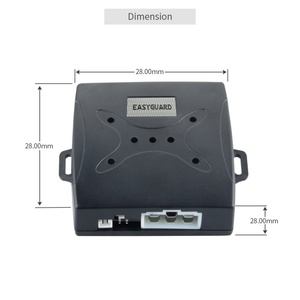 EASYGUARD Universal EC004 DC12V Smart RFID <b>Car</b> Alarm System with <b>Push</b> Start Button & Keyless Go System - Product Image 2