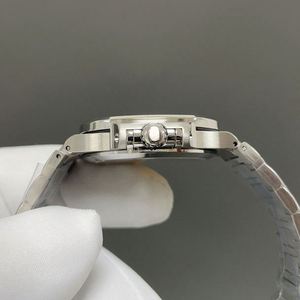 Montre automatique pour femme en acier inoxydable de haute qualité 2025, 35,2 mm, mouvement 9015, aiguilles serties de pierres vertes - Product Image 4