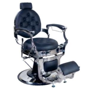 Chaise de salon de coiffure rétro de luxe, chaise de barbier hydraulique, fauteuil inclinable pour la coupe de cheveux, massage, mobilier en cuir pour utilisation en salle de sport - Product Image 2