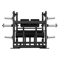 Machine à charge par disques pour fessiers, sécurisée pour l'entraînement des jambes et du fessier - Équipement de musculation pour studio de fitness