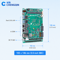 Solución de Sistema Embebido con Placa Base Industrial OEM ODM, Wildcat Lake DDR5 Integrado, 6 COM, LAN Dual de 2.5G