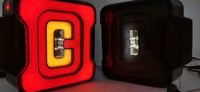 Gobison Car Offroad 4x4 Accessoires Auto Feu arrière à LED pour Jeep pour wrangler JK Feu arrière