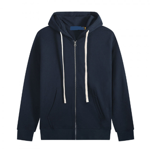 <span class=keywords><strong>Felpa</strong></span> MUTIAN semplice <span class=keywords><strong>felpa</strong></span> con cappuccio francese Terry pesante in bianco di alta qualità in cotone con cappuccio di lusso con <span class=keywords><strong>cerniera</strong></span> <span class=keywords><strong>oversize</strong></span> # RL-035 - Product Image 2