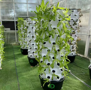 Kit de tour hydroponique verticale de grande taille avec éclairage LED pour la culture, équipement de serre efficace pour le jardinage - Product Image 6