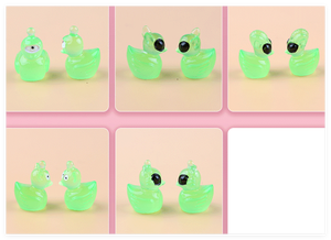 Figuras Decorativas 3D de <span class=keywords><strong>Cactus</strong></span> y Suculentas para Coche, Figuras Miniatura de Pato Alienígena de Dibujos Animados, Figuras Luminosas a Granel, Juego de Juguetes para Baño, Materiales de Arte - Product Image 5