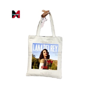 <span class=keywords><strong>Lana</strong></span> <span class=keywords><strong>Del</strong></span> <span class=keywords><strong>Rey</strong></span> Femme Toile Sac Fourre-Tout Eco Shopping Grande Capacité Sac à Bandoulière Pour Femmes Femme Pliable Plage Shopper Sac - Product Image 1