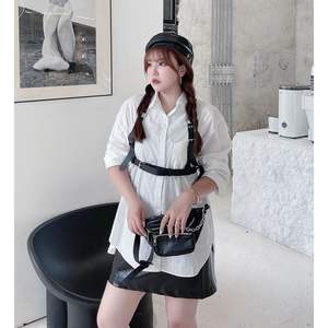 Changshu Women's <b>Chain</b> <b>Belt</b> Black Solid Color Eco Friendly Garters <b>Belt</b> For Adult Fashion Accessory N7715 - Product Image 4